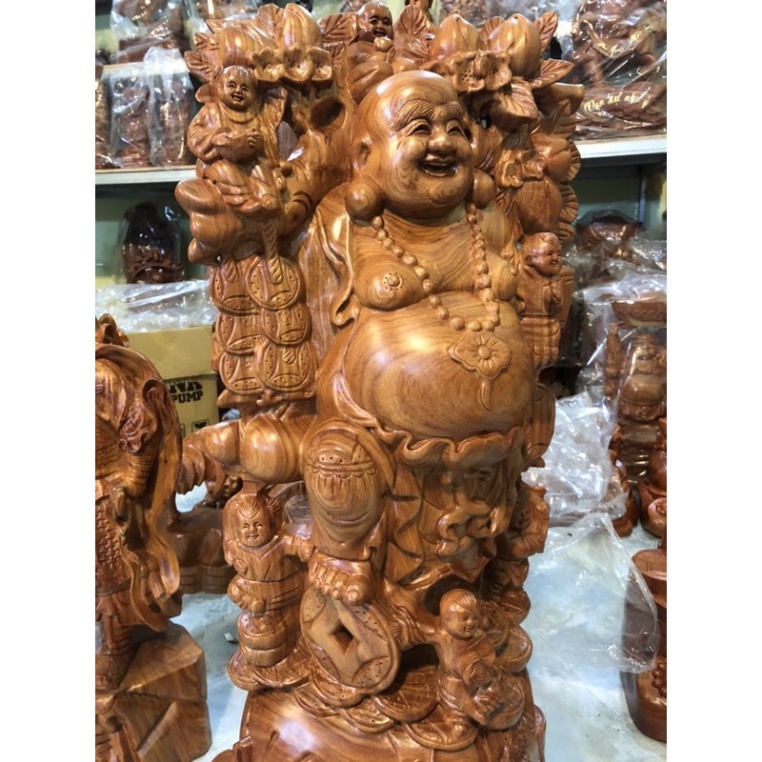 Tượng Phật Di Lặc Ngũ Phúc Cao 80 Cm