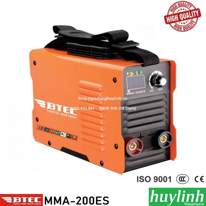 Máy hàn que điện tử mini Btec MMA-200ES - Hàn liên tục 2.5