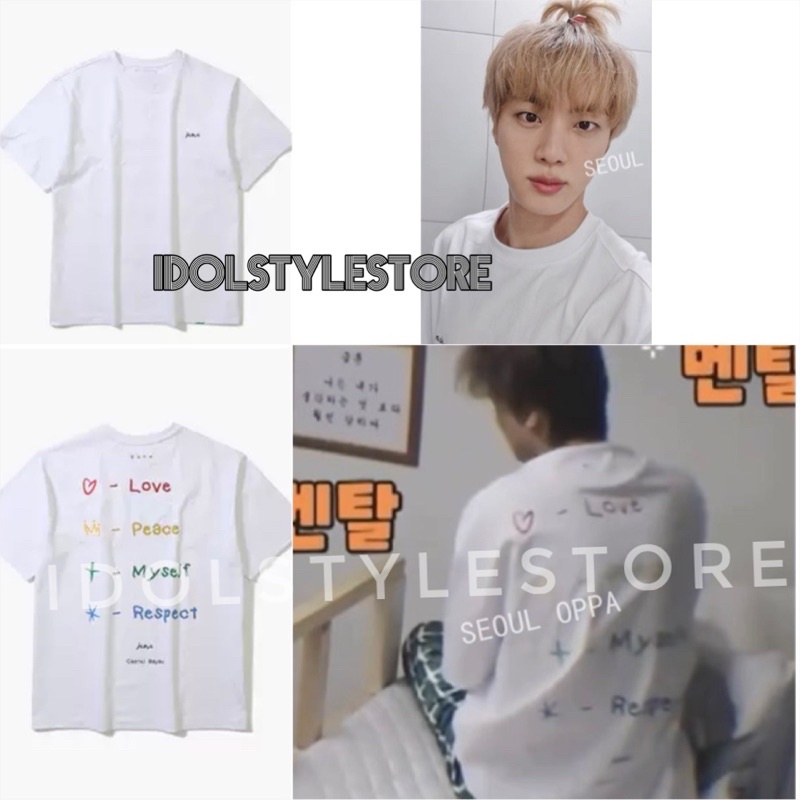 Áo phông love color của Jin BTS