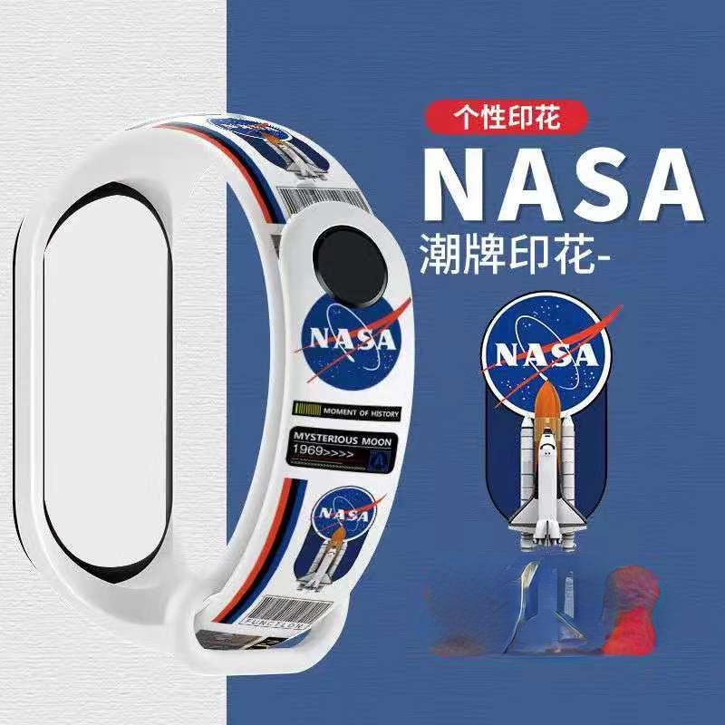 Dây đeo thay thế silicon màu trơn cho Xiaomi Mi Band 6 5 4 3