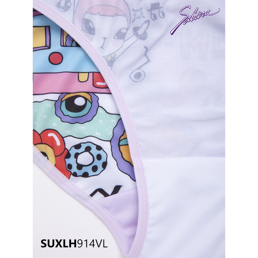 Combo Áo Lót Mút Vừa Cup Ngang Và Quần Đồng Bộ Phối Hoa Văn Ano Collection By Sabina SBXLH914WH+SUXLH914VL | BigBuy360 - bigbuy360.vn