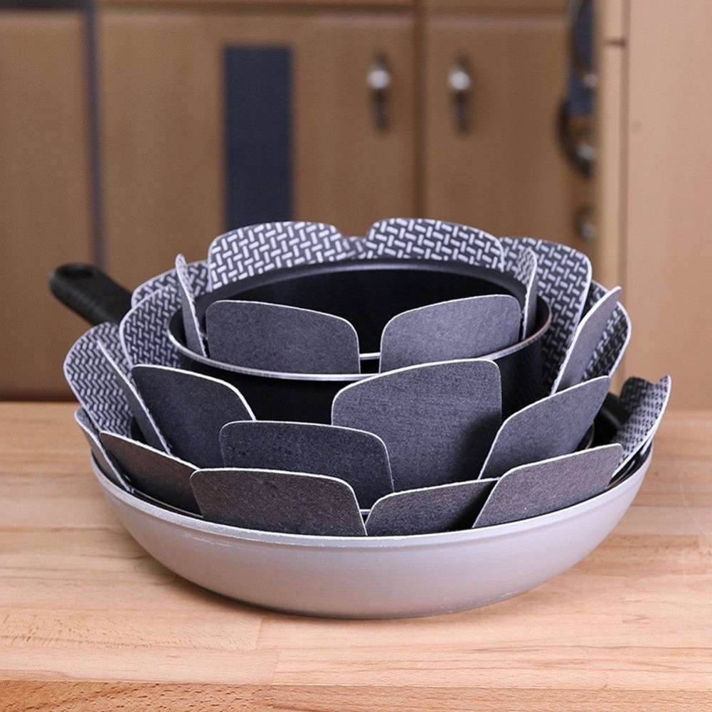 Set 3 Tấm Lót Nồi Bằng Vải Nỉ Cách Nhiệt Tiện Dụng