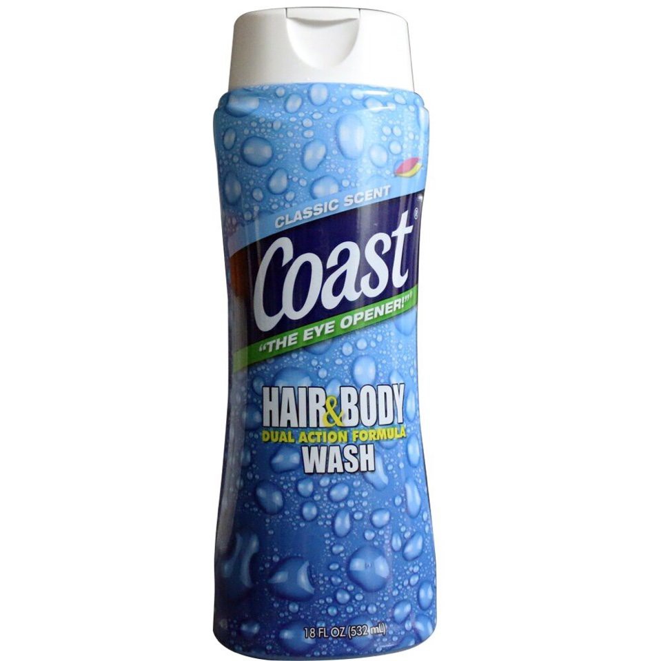 Tắm gội Coast Mỹ 532ml