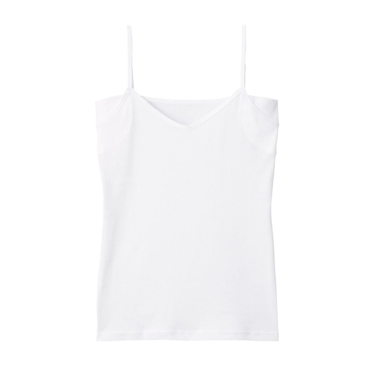 Muji Áo Hai Dây Cotton Thoáng Khí Có Miếng Thấm Mồ Hôi
