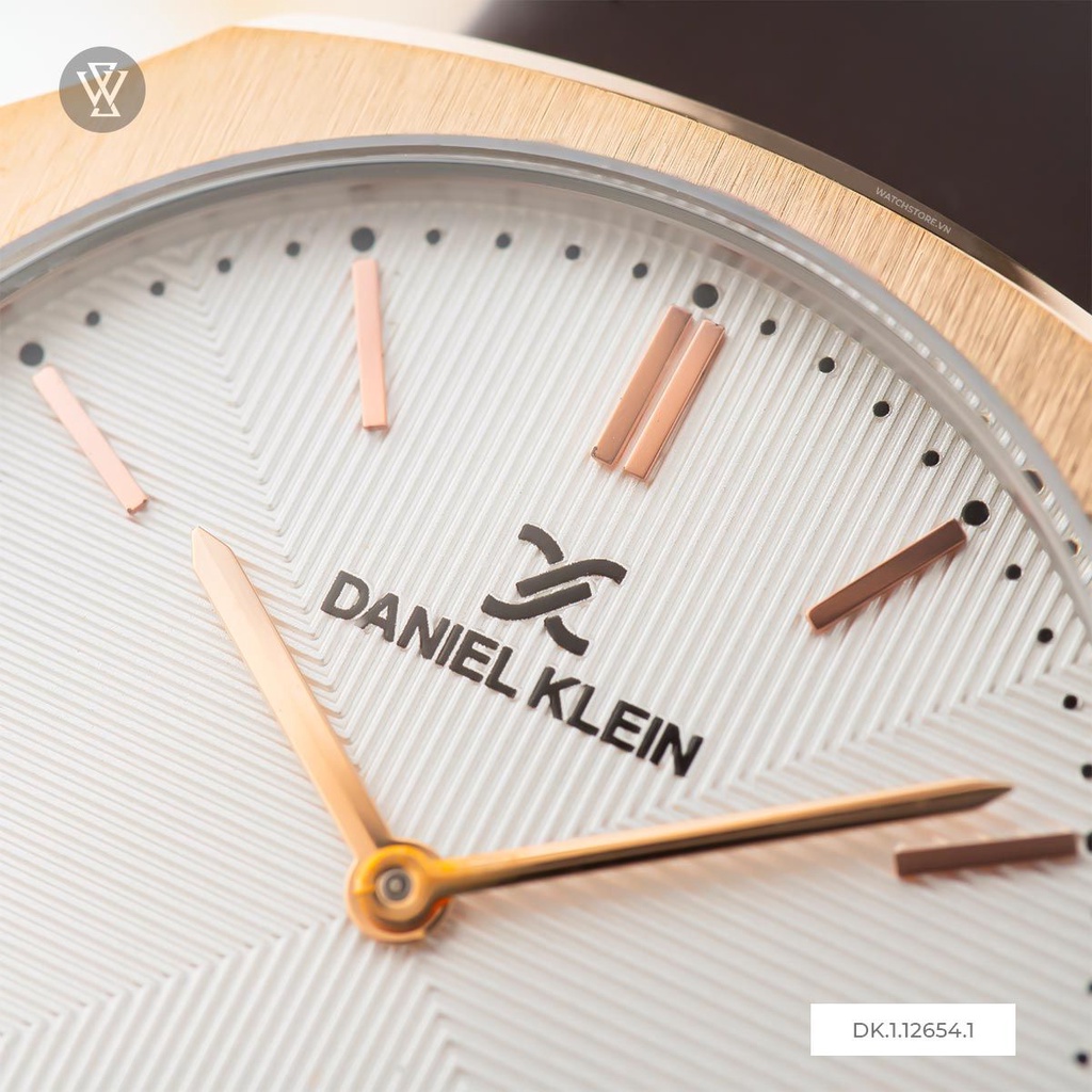 Đồng Hồ Quartz Nữ Daniel Klein WATCHSTORE DK.1.12654.1 Mặt Kính Khoáng 34mm, Dây Da, Vỏ Thép Không Gỉ