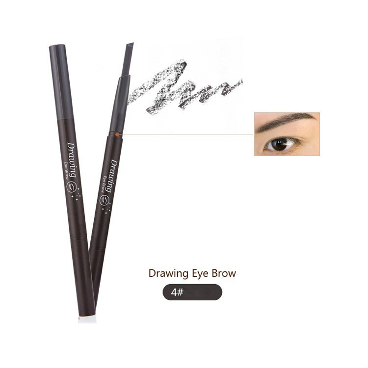 [Hàng mới về] Chì trang điểm vẽ lông mày 1 đầu có cọ chải