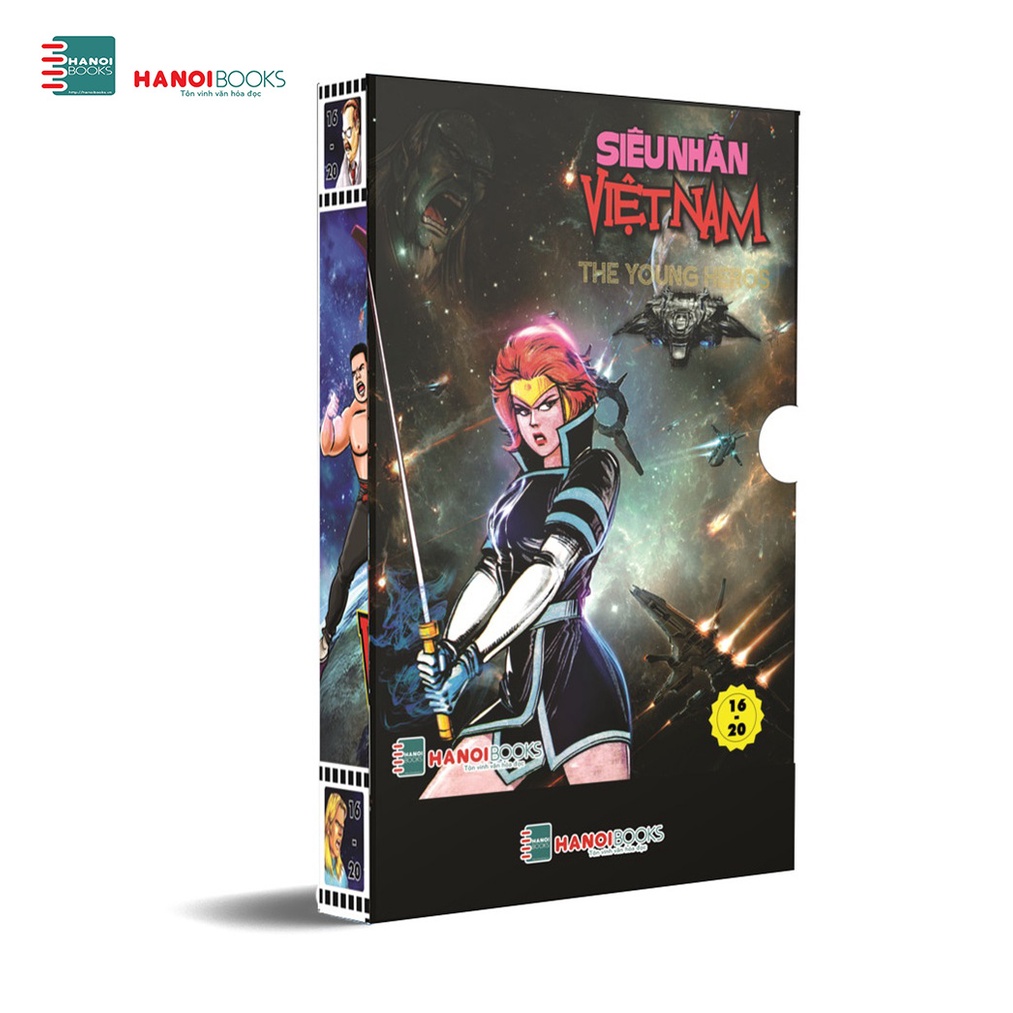 Sách: Siêu Nhân Việt Nam-Boxset 4 gồm 5 tập