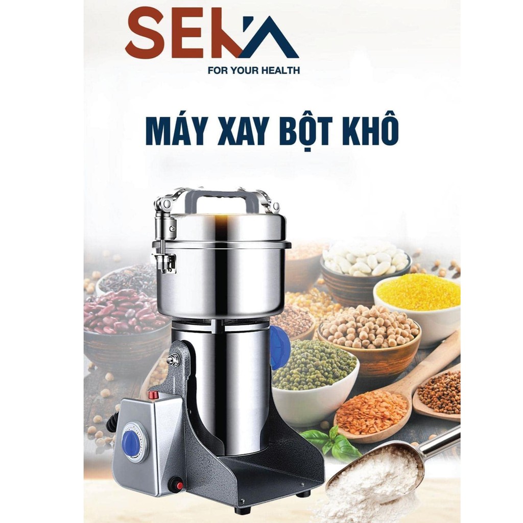 MÁY XAY BỘT KHÔ ĐA NĂNG SEKA 800-Y XAY NGHIỀN MỊN ( SIÊU GIÁ RẺ )