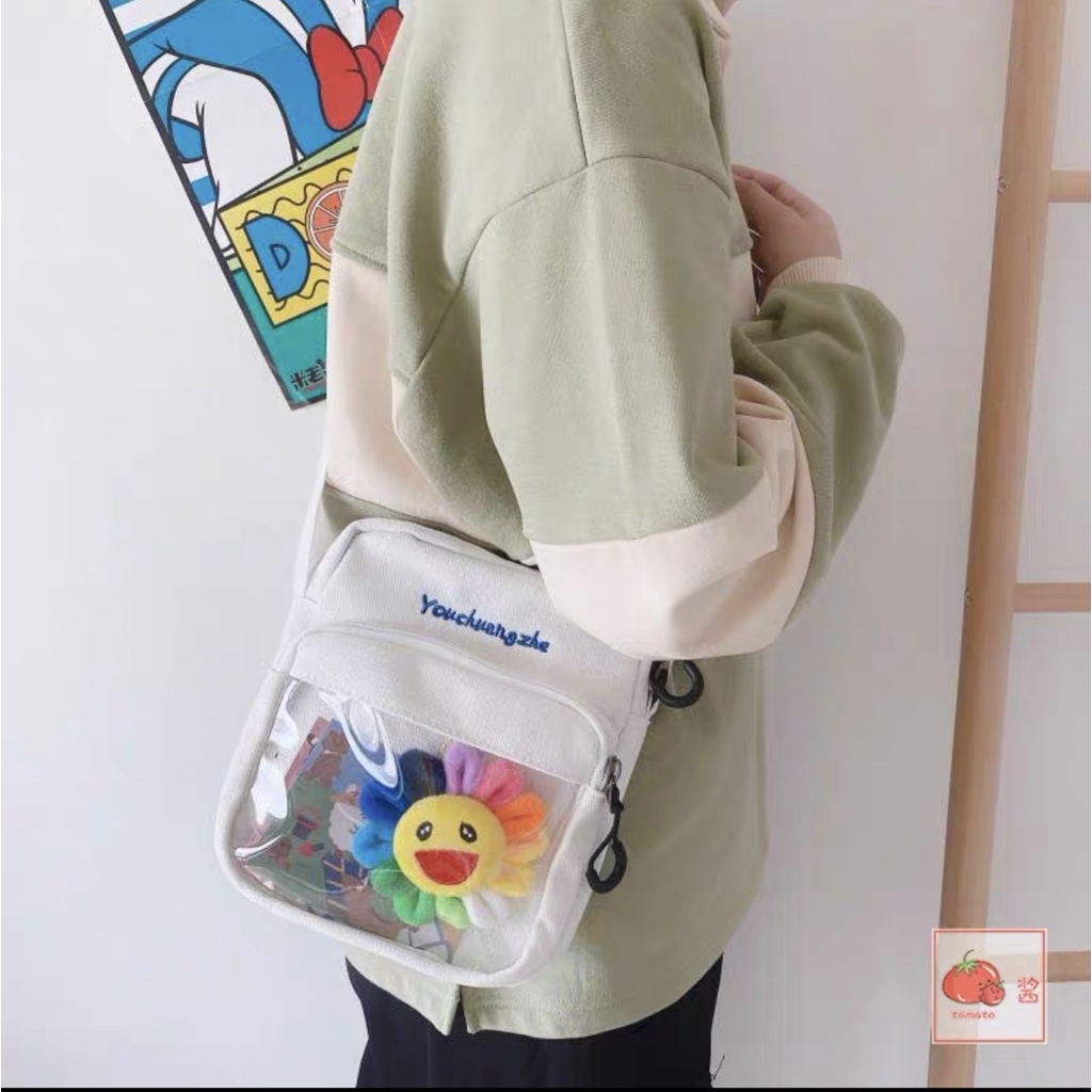 Túi tote túi vải canvas trơn đeo chéo mini đi chơi đi học giá rẻ TUCANVAS TCV