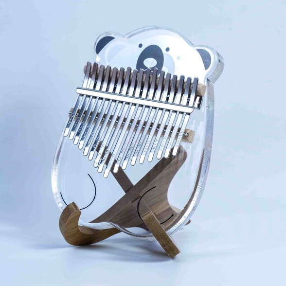 Đàn Kalimba 17 Phím, Đàn Kalimba Trong Suốt Hope Music Chính Hãng- Full Phụ Kiện