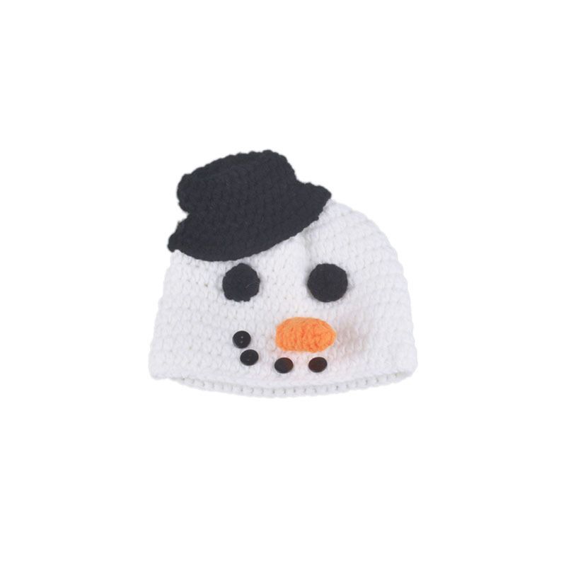 ❀INN Christmas Snowman Baby Photo Costume Infant Crochet Outfit Newborn Photo Props