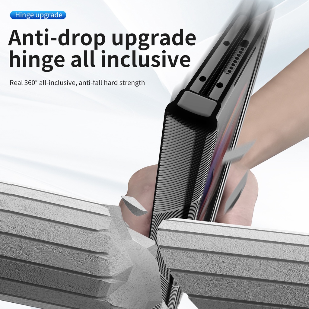 Bao Da Điện Thoại Nắp Gập Từ Tính Có Ngăn Đựng Bút Cho Samsung Galaxy Z Fold 3 3 W22 5G