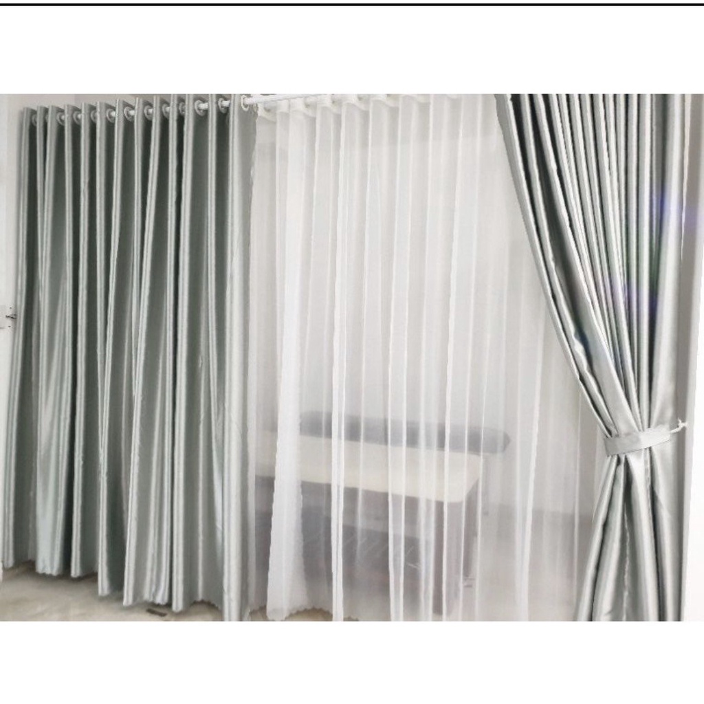 Rèm cửa sổ cao cấp, chống nắng tốt cản sáng 95%, rũ sóng đẹp, chất lượng, đủ size, đủ màu sắc