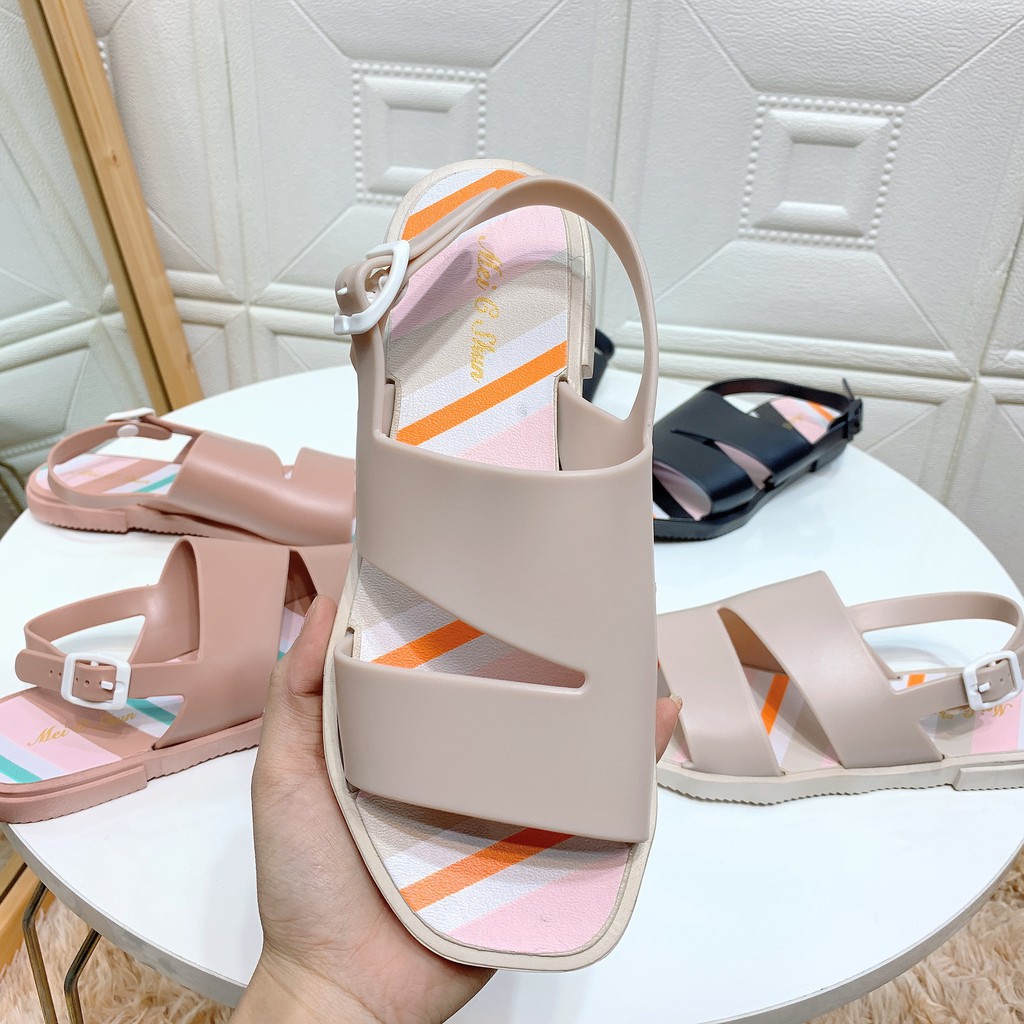 Dép sandal cao su 2 quai MEISHUN 3L04