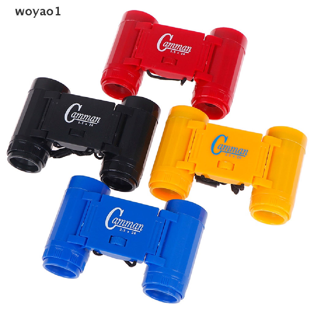 [woyao1] mini kid children magnification toy binocular telescope+neck tie strap toy gift Boutique