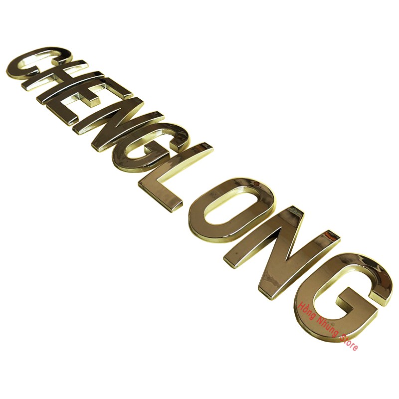 Tem chữ xe DongFeng,Auman,ChengLong.Foton,Howo,ShacMan,Thaco,CamC,C&C,Shino,Hino các loại mạ chrome
