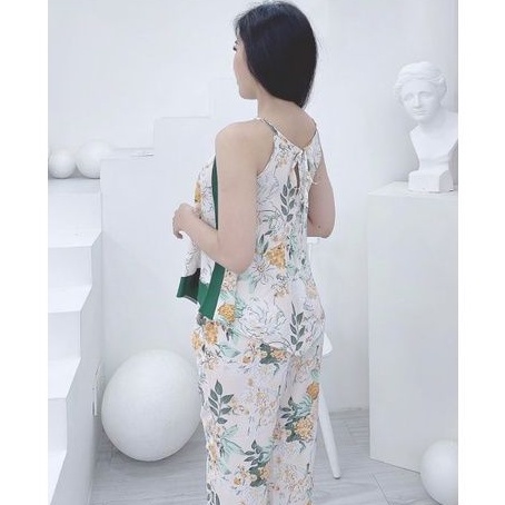 Đồ Bộ Mặc Nhà Lụa Mango Cao Cấp Mẫu Yếm Siêu XinhGiảm 10K Đơn 200K