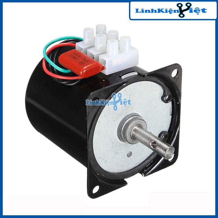 ĐỘNG CƠ GIẢM TỐC 220VAC 60KTYZ TRỤC 7MM