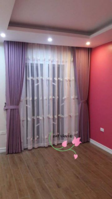 Combo rèm vải cho khách