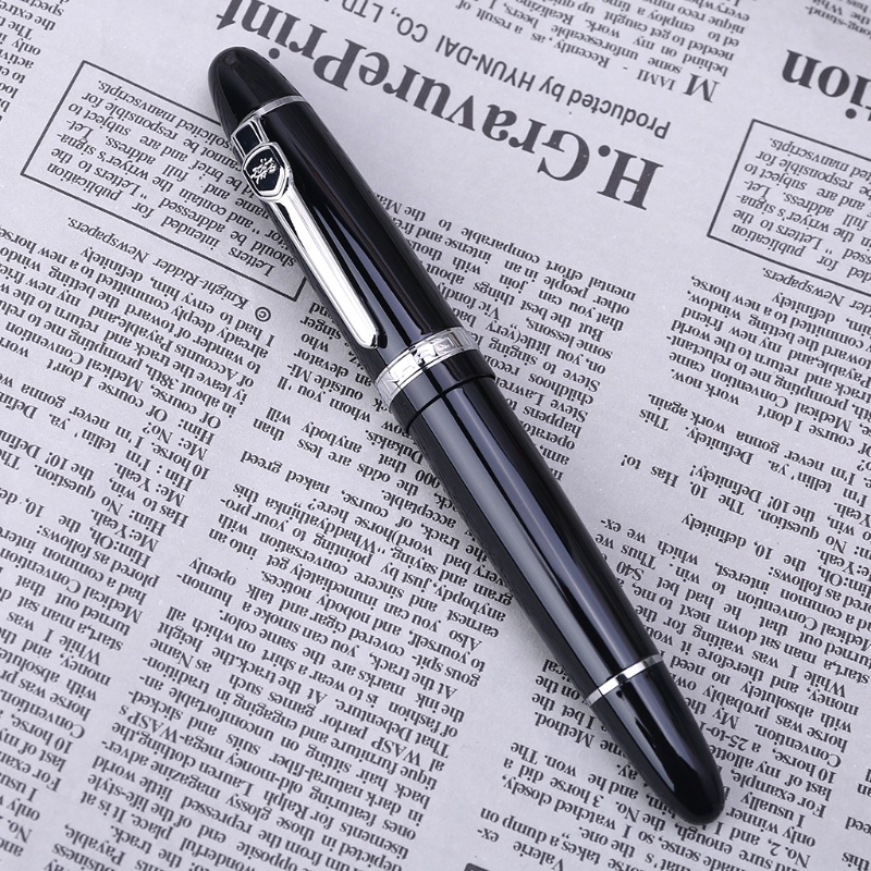Bút Máy Jinhao 159 Màu Đen Và Bạc Dành Cho Ngòi Bút M
