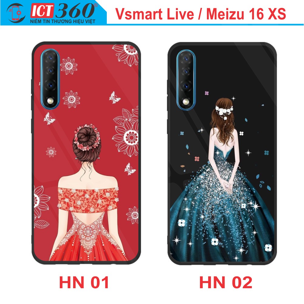 Ốp Lưng Kính VSMART LIVE/ MEIZU 16 XS - In Theo Yêu Cầu - Hình 3D