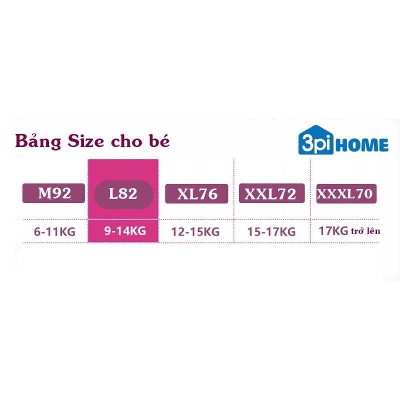 BỈM DÁN/QUẦN GOOD PARTNER SIZE S112/ M96-92/ L82/ XL76/ XXL72/ XXXL70