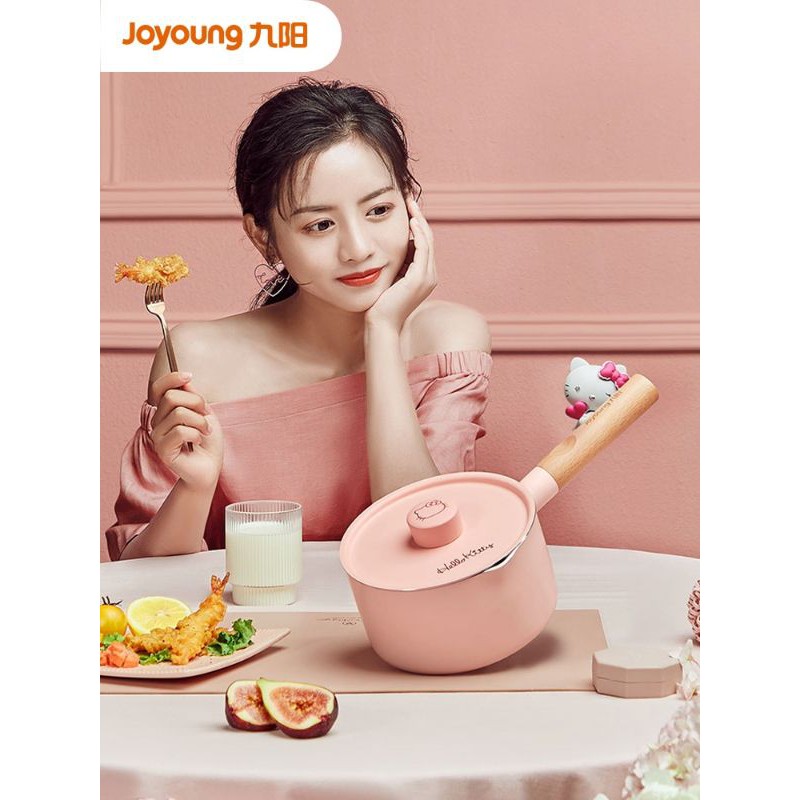 Có sẵn NỒI NHỎ Chống dính Màu Hồng Hello Kitty