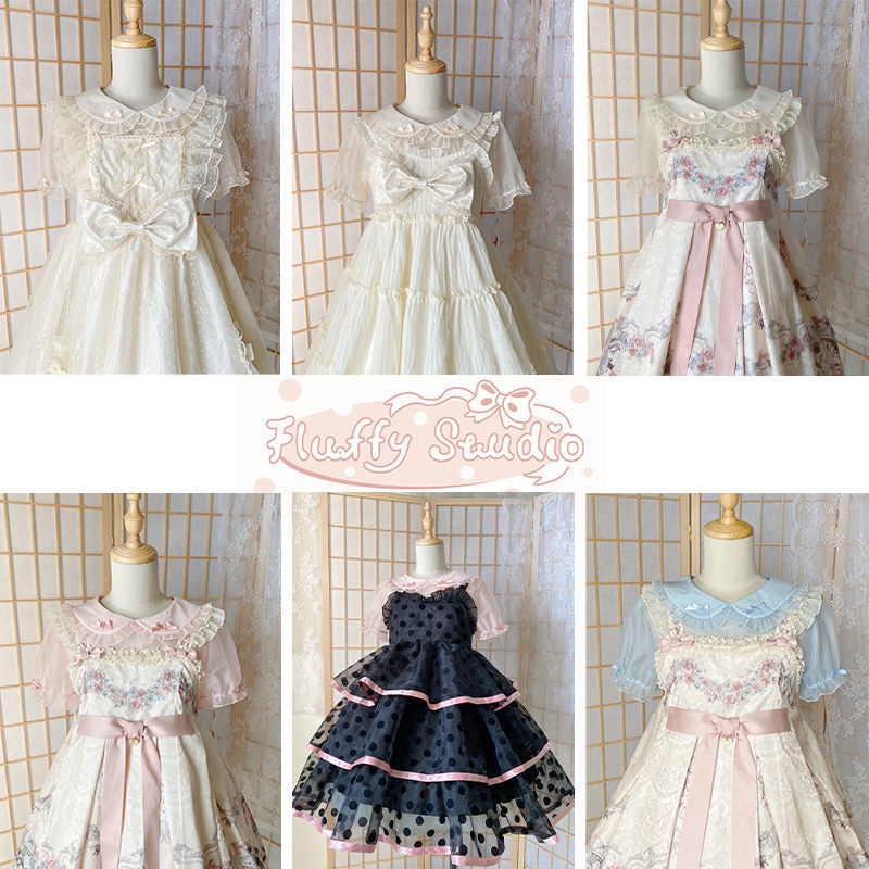 Áo Sơ Mi Cổ Búp Bê Lông Nhung Thiết Kế Chính Hãng Lolita Dễ Thương Dễ Phối Đồ Dành Cho Nữ