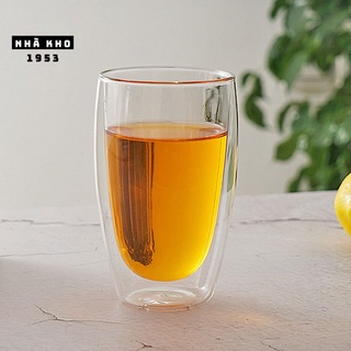 [Chính hãng]  Ly thủy tinh 2 lớp cách nhiệt Nova (350ml và 450ml)