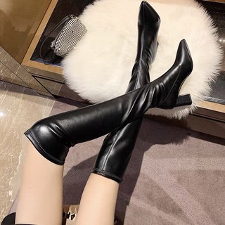 bốt đùi mũi nhọn- có sẵn lẻ sz