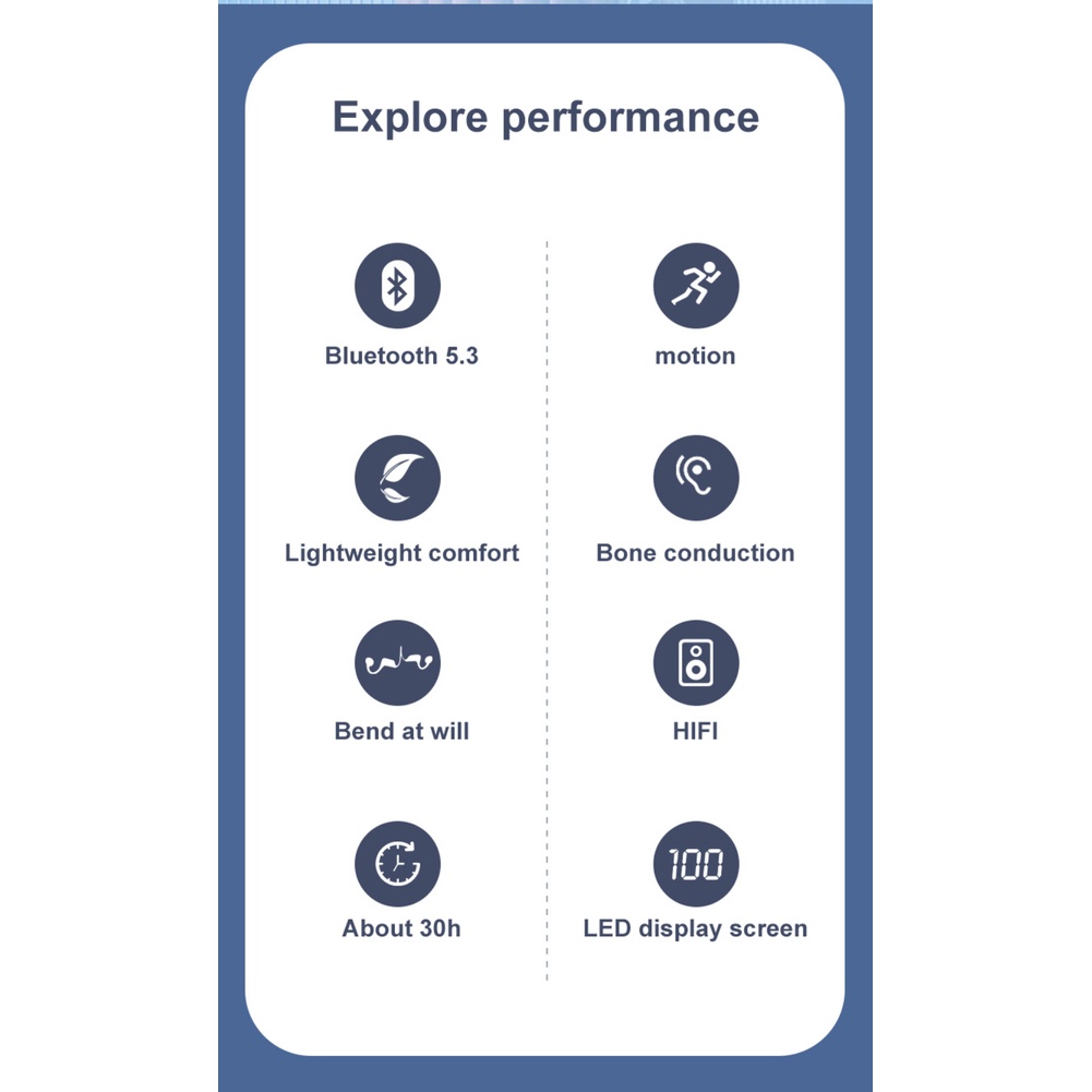 Tai Nghe AKZ-G1 z Bluetooth Có Màn Hình LCD Kỹ Thuật Số