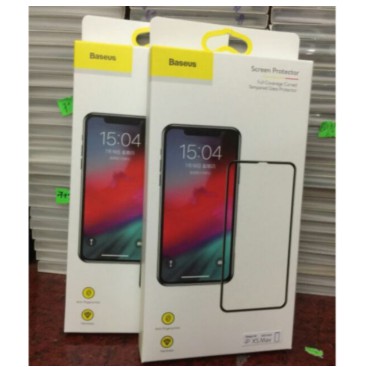 (Giảm Giá Cực Sốc)Kính cường lực 3D full màn cho iP XR 6.1 inch & Xs Max 6.5 inch hãng Baseus-Linh Kiện Siêu Rẻ VN