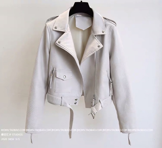 Áo da vân rắn hàng qccc phong cách trẻ trung GNCM