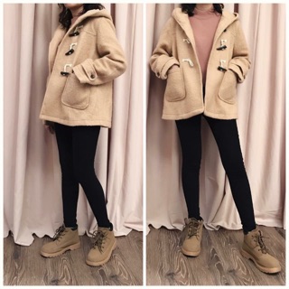 áo dạ khuy sừng