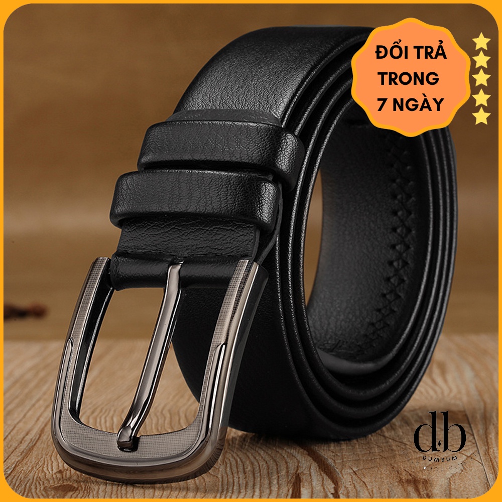 Thắt lưng dây nịt nam khóa kim đơn giản hot thời trang hàn quốc thời thắt lưng nam thắt lưng DUMBUM DT100