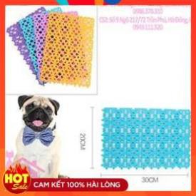 Tấm lót nhựa chuồng thú cưng kích thước 20x30cm - CutePets Phụ kiện chó mèo Pet shop Hà Nội