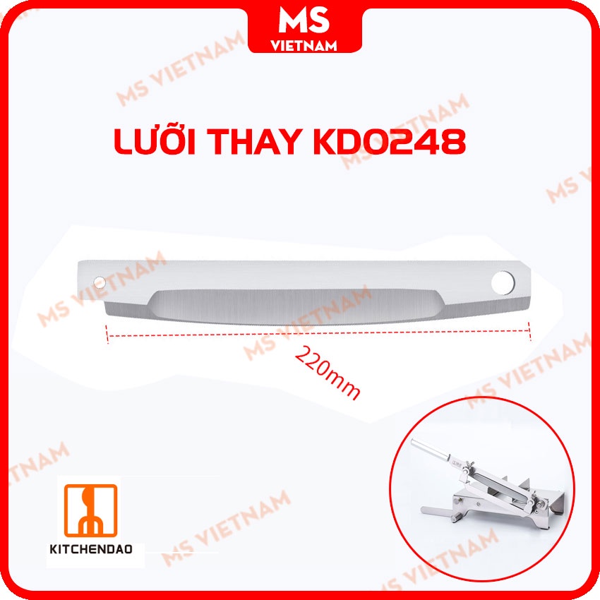 Lươi Dao Thay Thế Cho Dao Cắt Gà, Vịt, Thịt Đông Lạnh Kitchendao Các Model KD0142, KD0270, KD0248 - MS Vietnam