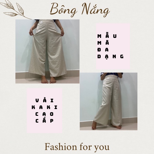 Quần váy chống nắng kaki cao cấp freesize thuận tiện khi đi xe máy họa tiết ngẫu nhiên