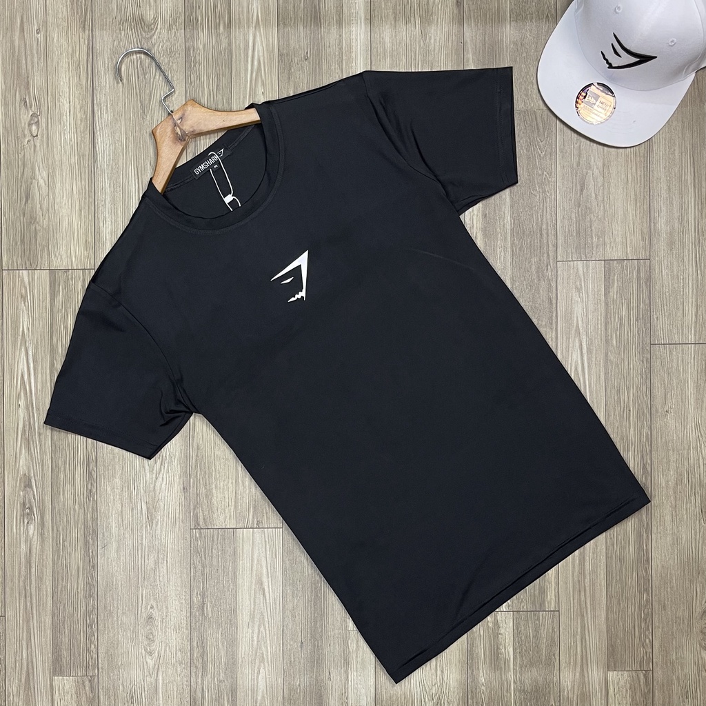 Áo thun tập gym nam cổ tròn DO GYM SHOP vạt ngang, chất thun lạnh thoáng mát khi chơi thể thao, mặc nhà