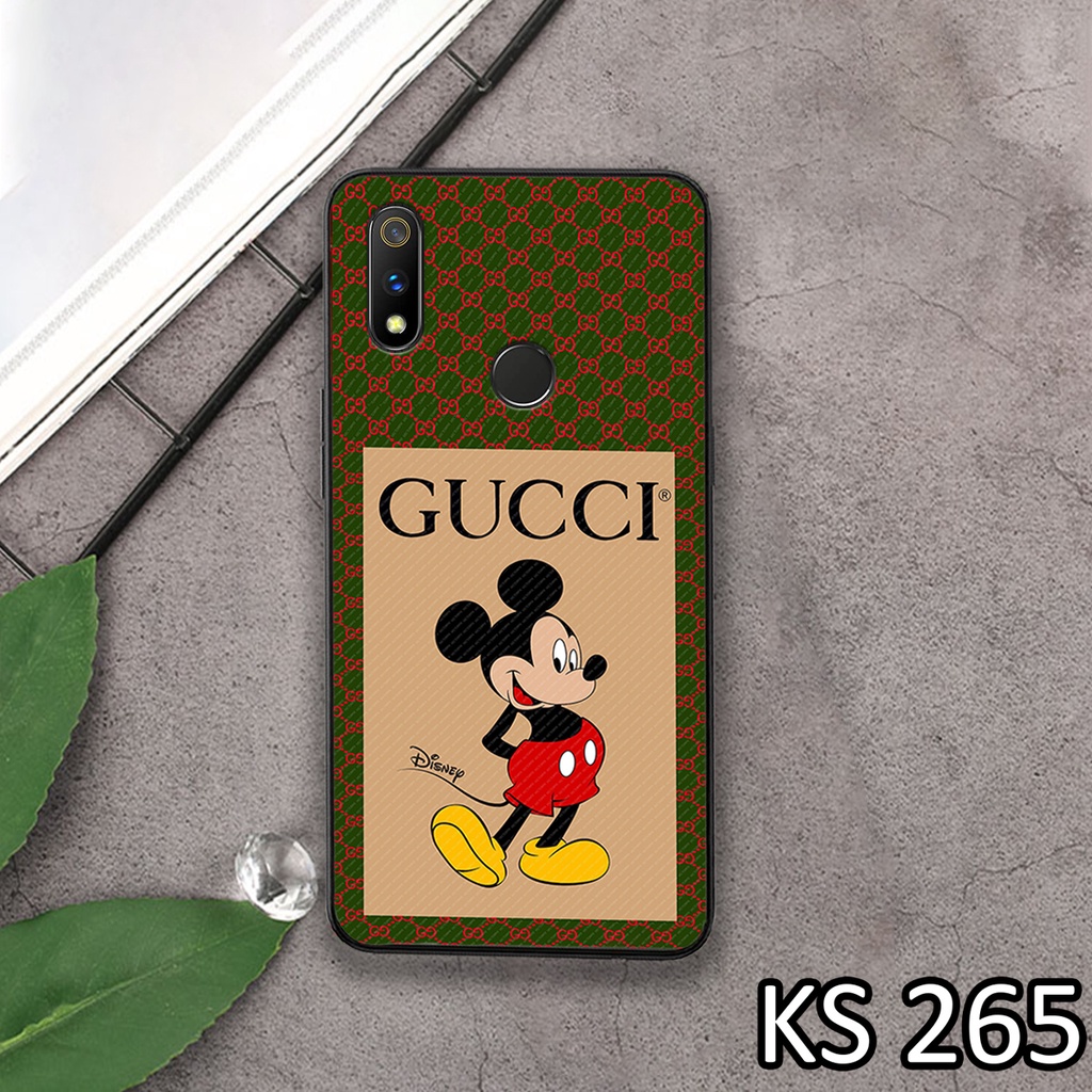 Ốp lưng Oppo Realme 1 - Realme 2 - Realme 3 - Realme 3 Pro - Ốp in hình GÜÇÇÏ - lưng nhám viền TPU cao cấp