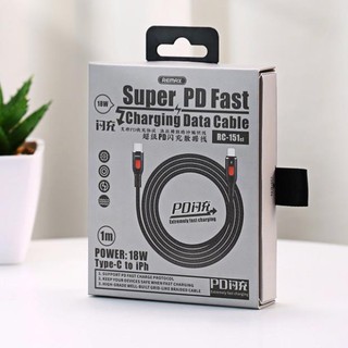 Cáp sạc Remax RC-151cl iphone ipad chuẩn TypeC ra Lightning