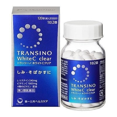 Viên uống trắng da Transino White C Clear 120