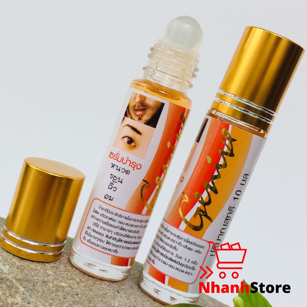 Serum kích thích mọc râu mọc lông mi mọc lông mày Genive 10ml