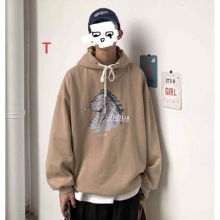 Hoodie Nam Nữ VYLINHSHOP Áo Hoodi khủng long hút tẩu thuốc TTK657 Nỉ Co Giãn Ấm Mịn Nhiều Màu