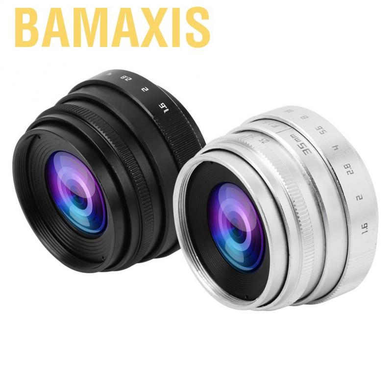 Bamaxis 35mm F1.6 CCTV C Mount Large Aperture Lens for Sony NEX M4/3 FX