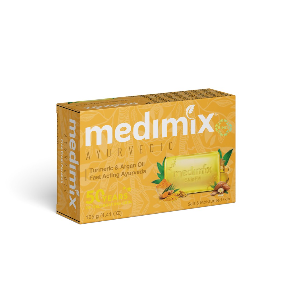 Set 2 Xà Phòng Medimix Nghệ & Dầu Argan 125g/bánh