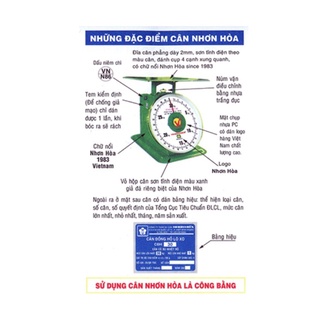 Cân Nhơn Hòa 30 kg chính hãng