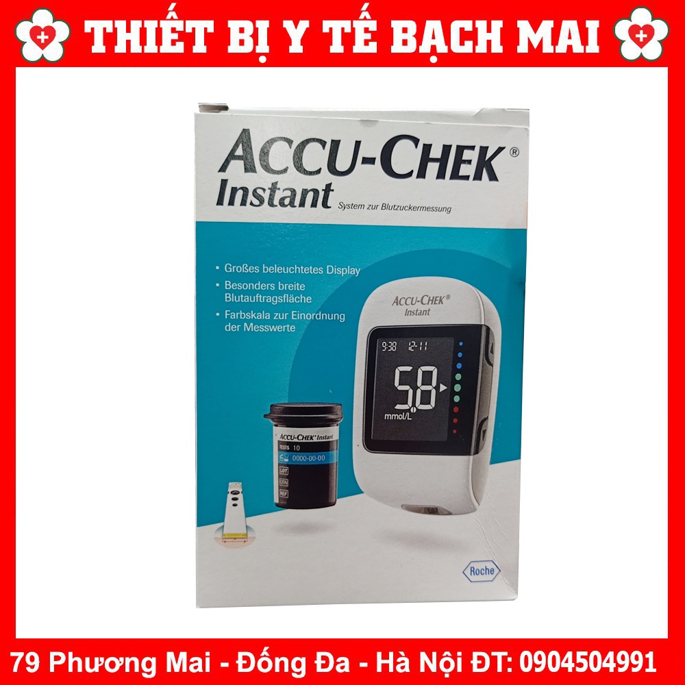 Máy Đo Tiểu Đường Accucheck Instant Mới