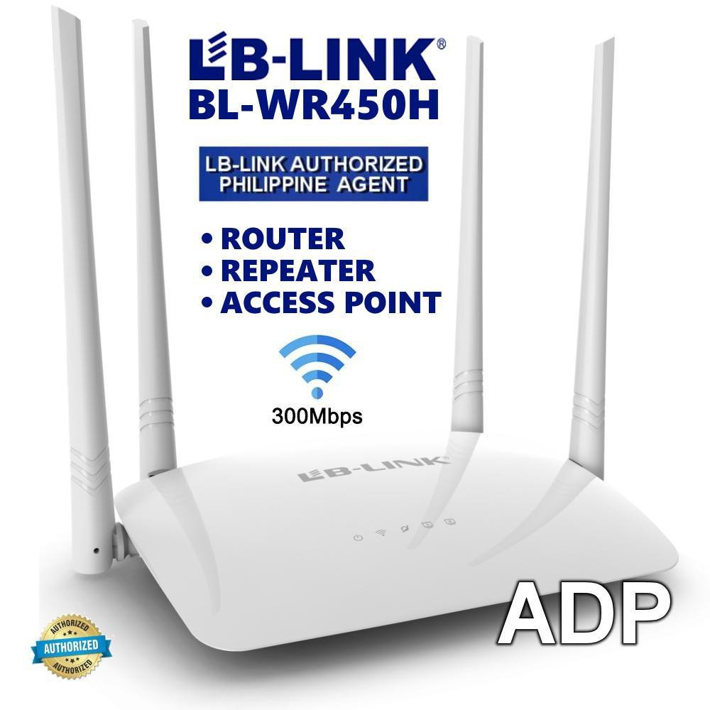 Bộ phát sóng wifi 4 râu LB LINK - WR450H - Hàng chính hãng bảo hành 24 tháng !