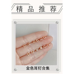 Bông Tai Mạ Bạc 925 Thắt Nút Phong Cách Retro